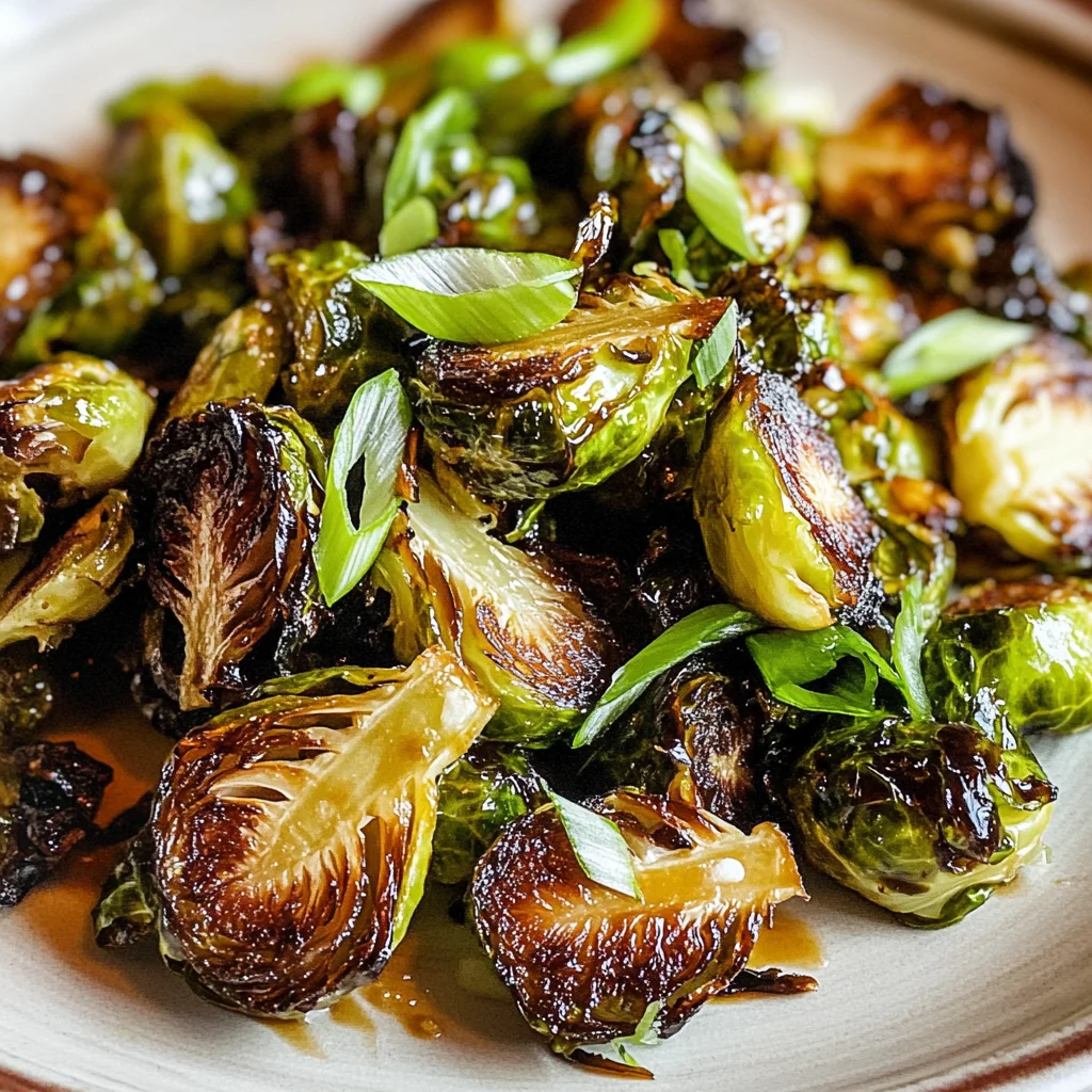 Honey Balsamic Brussels Sprouts