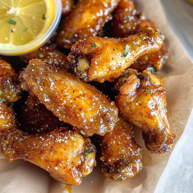 Honey Lemon Pepper Wings
