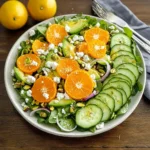 Irish Flag Clementine Cucumber Salad