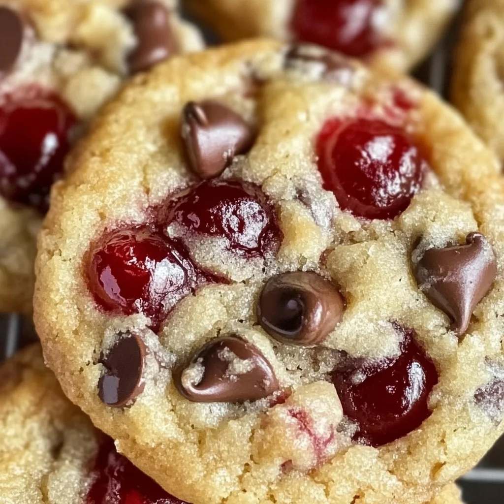 Maraschino Cherry Chocolate Chip Cookies Recipe