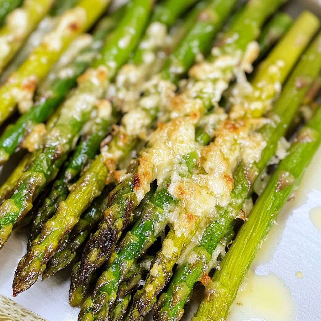 Oven-Baked Asparagus with Garlic and Parmesan