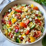 Rainbow Orzo Salad
