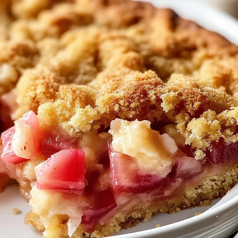 Rhubarb Dump Cake