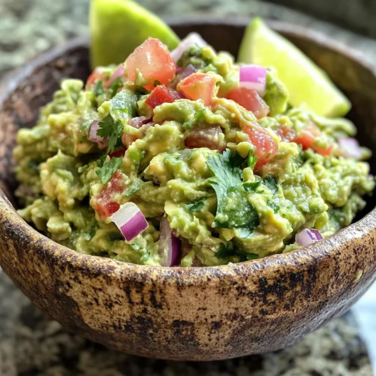 Simple Healthy Guacamole