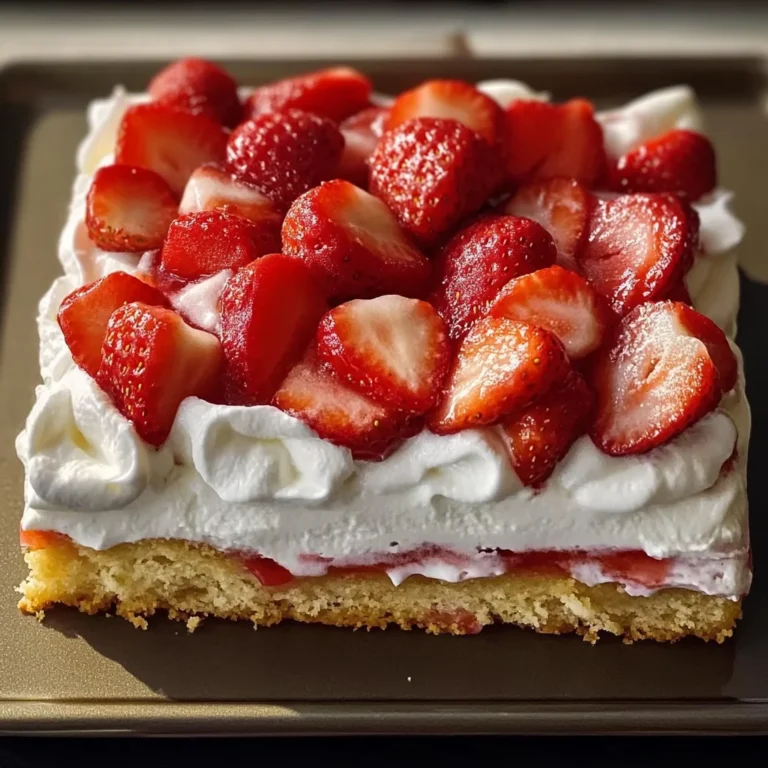 Slab Strawberry Shortcake