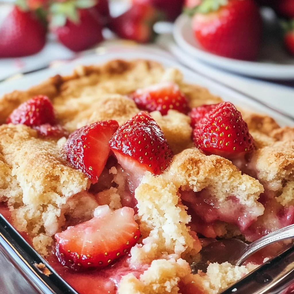 Strawberry Cobbler