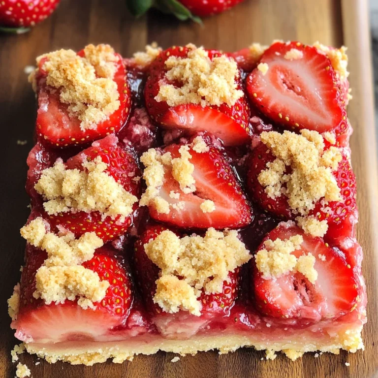 Strawberry Pie Bars