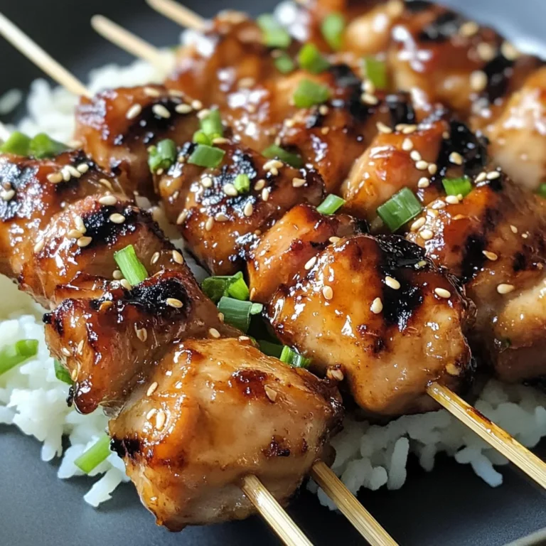 Teriyaki Chicken Skewers