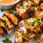 15 Minute Chicken Skewers Recipe (With Bang Bang Sauce)