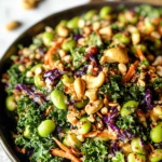 Asian Edamame Peanut Crunch Salad
