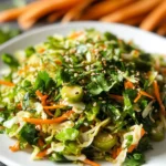 Asian Shaved Brussels Sprouts Salad