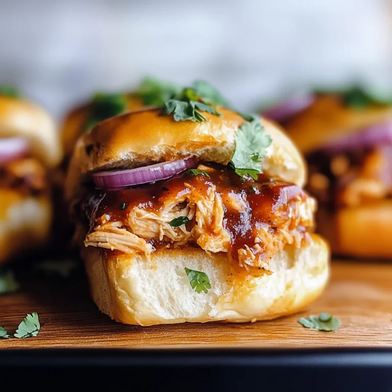 BBQ Chicken Sliders