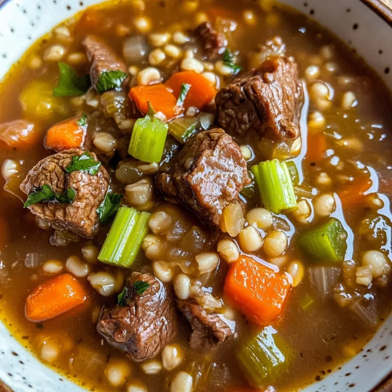 Beef Barley Soup