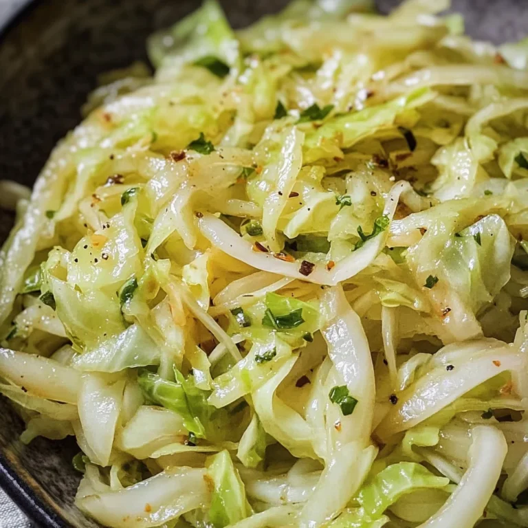 Cabbage Noodles - Low Carb Keto Noodles