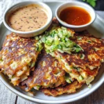 Cabbage Pancakes (Okonomiyaki)