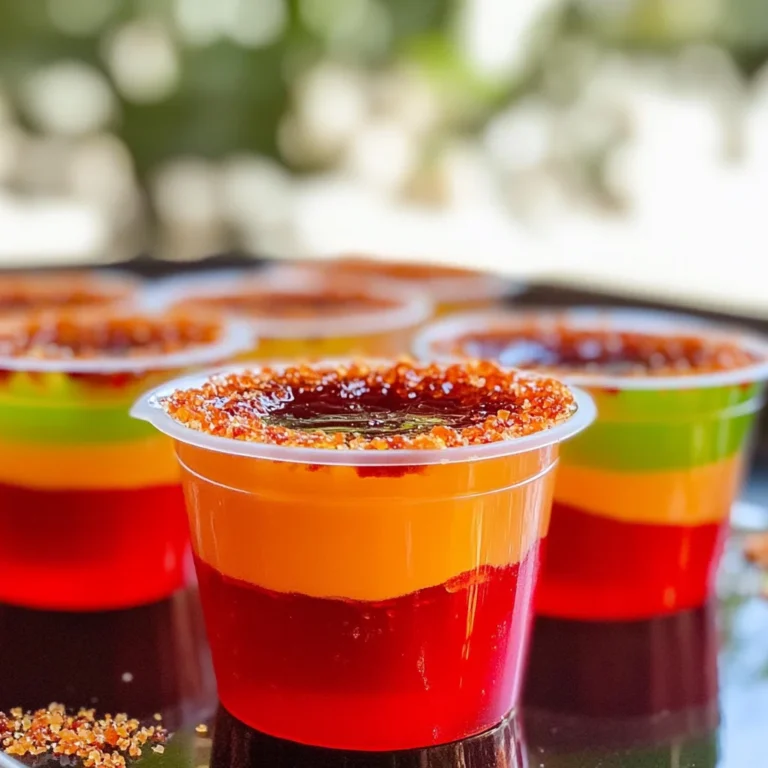 Chamoy Mexican Candy Jello Shots