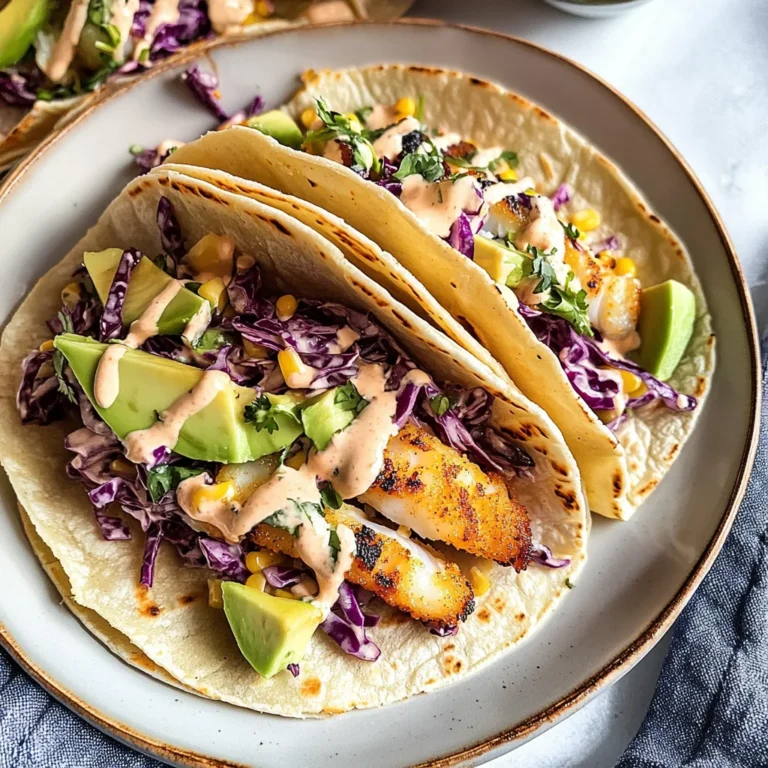 Cod Fish Tacos