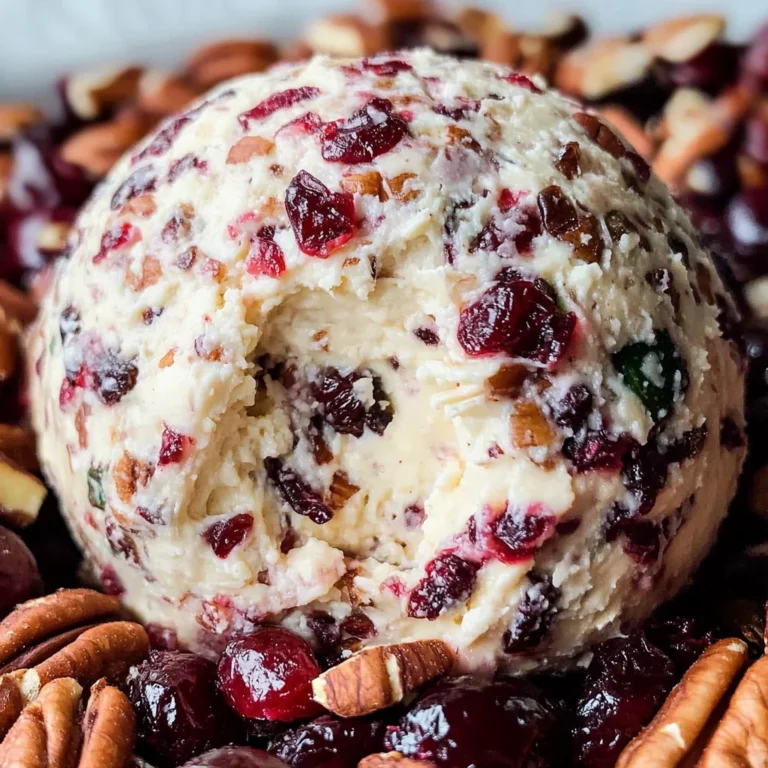 Cranberry Pecan Cheese Ball