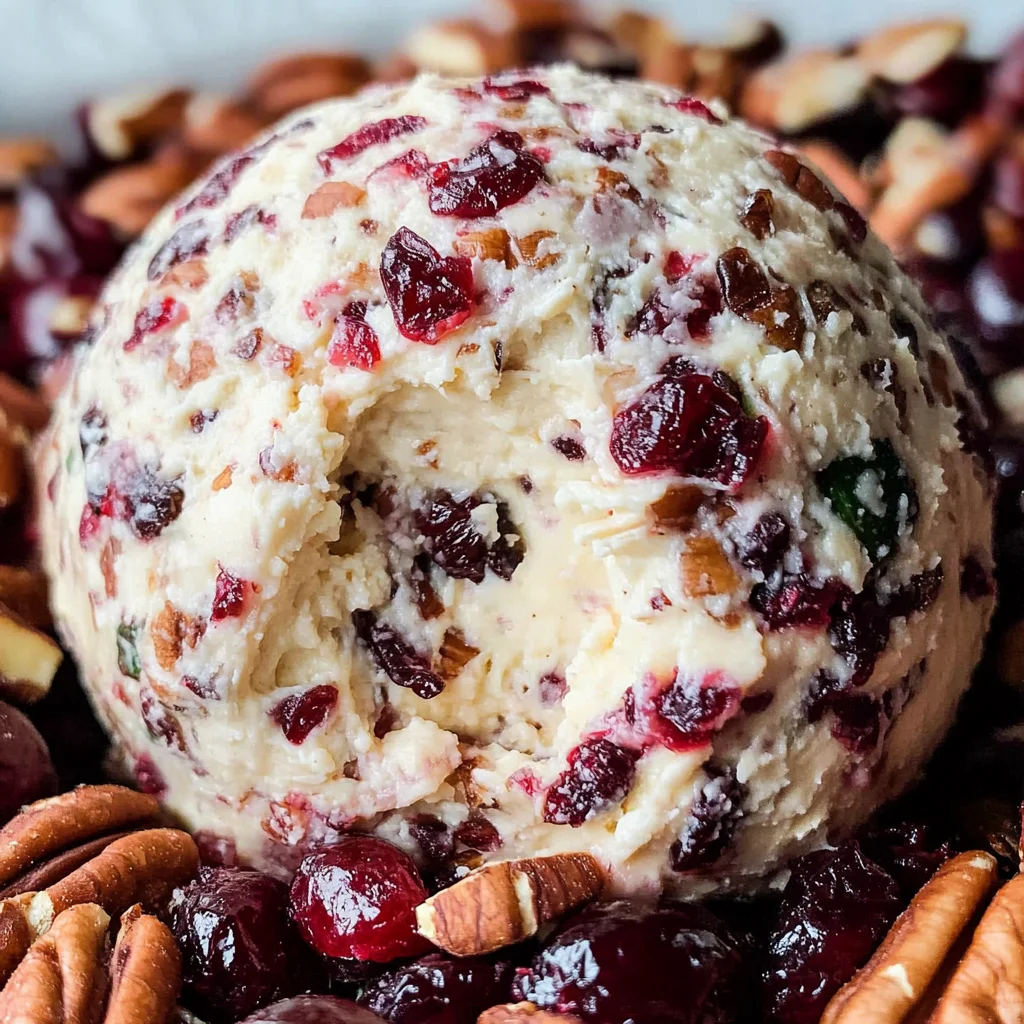 Cranberry Pecan Cheese Ball