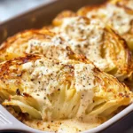 Creamy Baked Cabbage Wedges