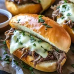 Crockpot French Dip Sandwiches