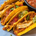 Easy Baked Crispy Chicken Tacos