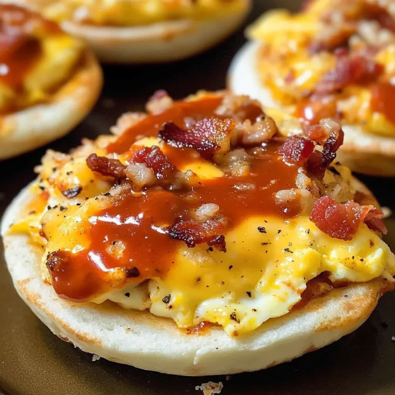 English Muffin Breakfast Pizzas