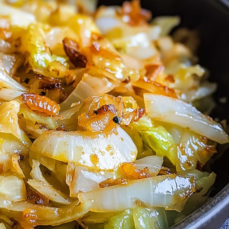 Fried Cabbage and Onions