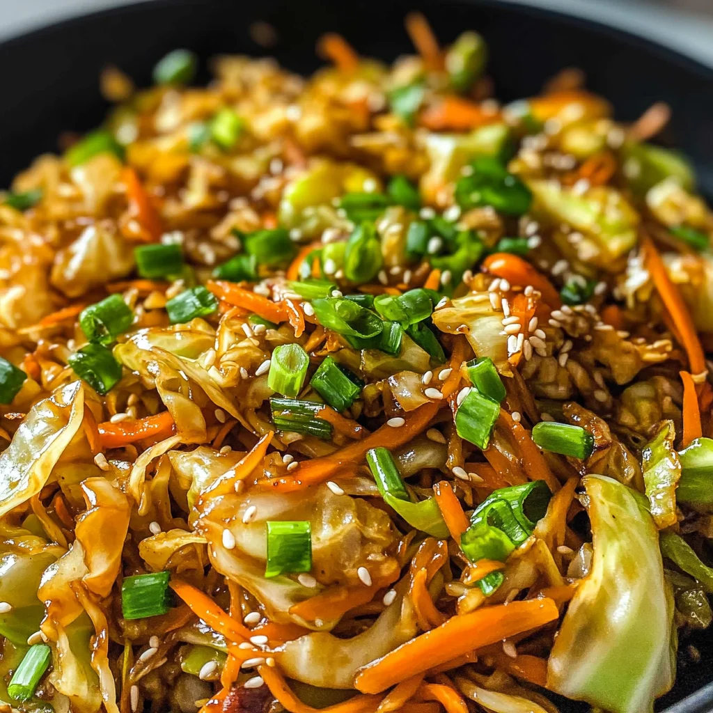 Garlic Cabbage Stir Fry