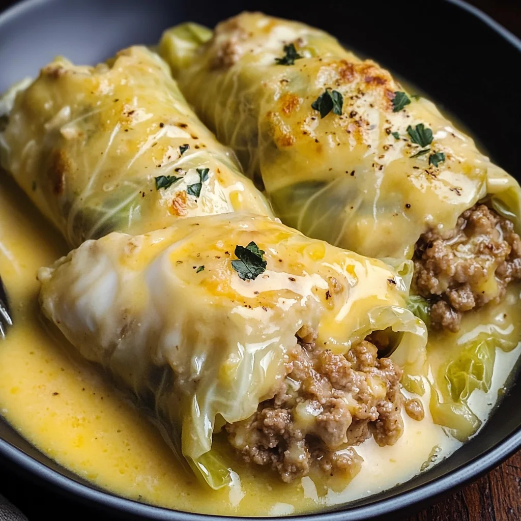 Greek Stuffed Cabbage Rolls Recipe (Lahanodolmades Avgolemono)