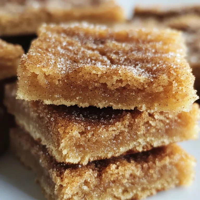 Homemade Churro Bars Recipe