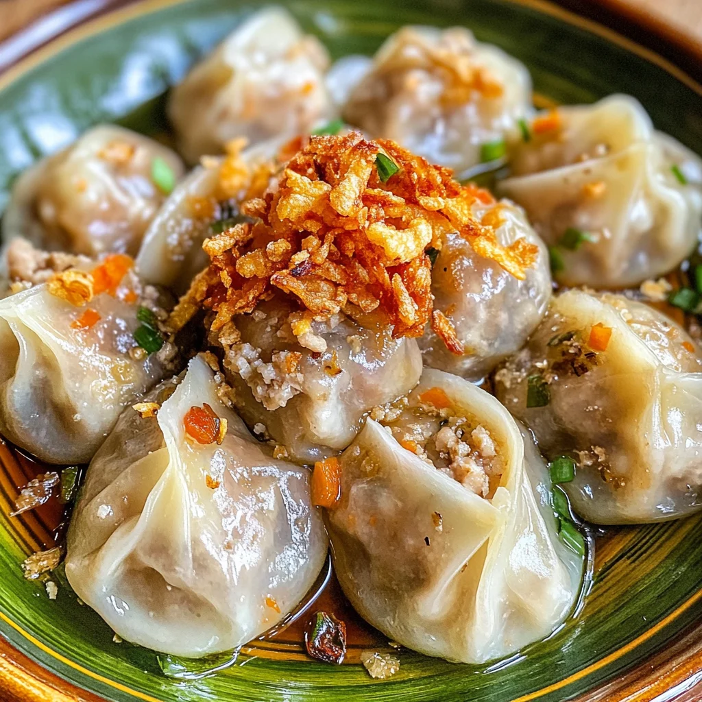 Kanom Jeeb (Thai Dumplings Recipe)