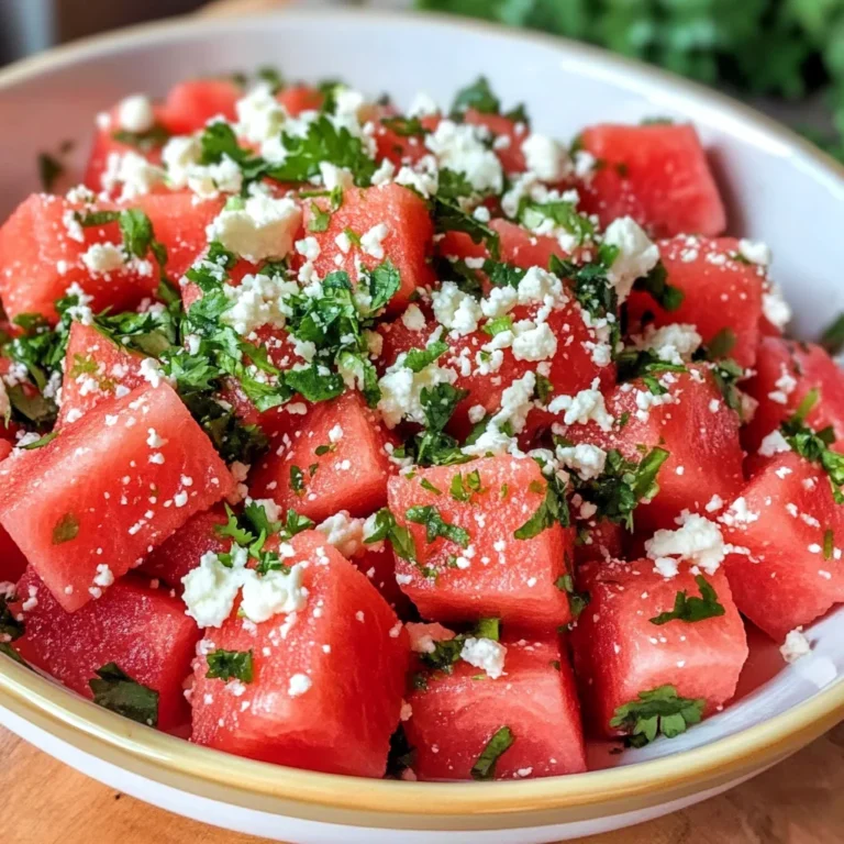 Mexican Watermelon Salad