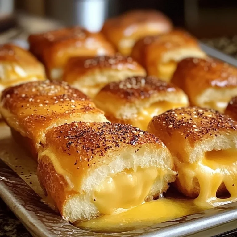Mini Grilled Cheese Hawaiian Rolls