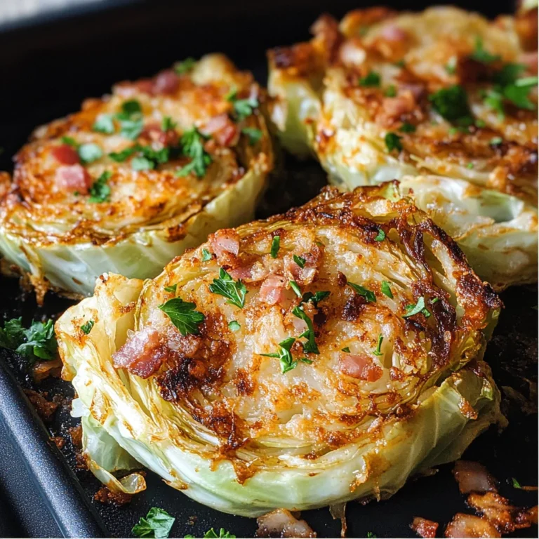 Parmesan Cabbage Steaks recipe