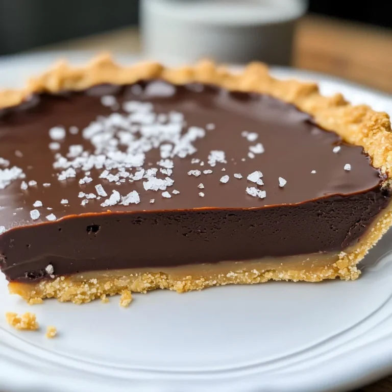 Salted Bourbon Chocolate Pie
