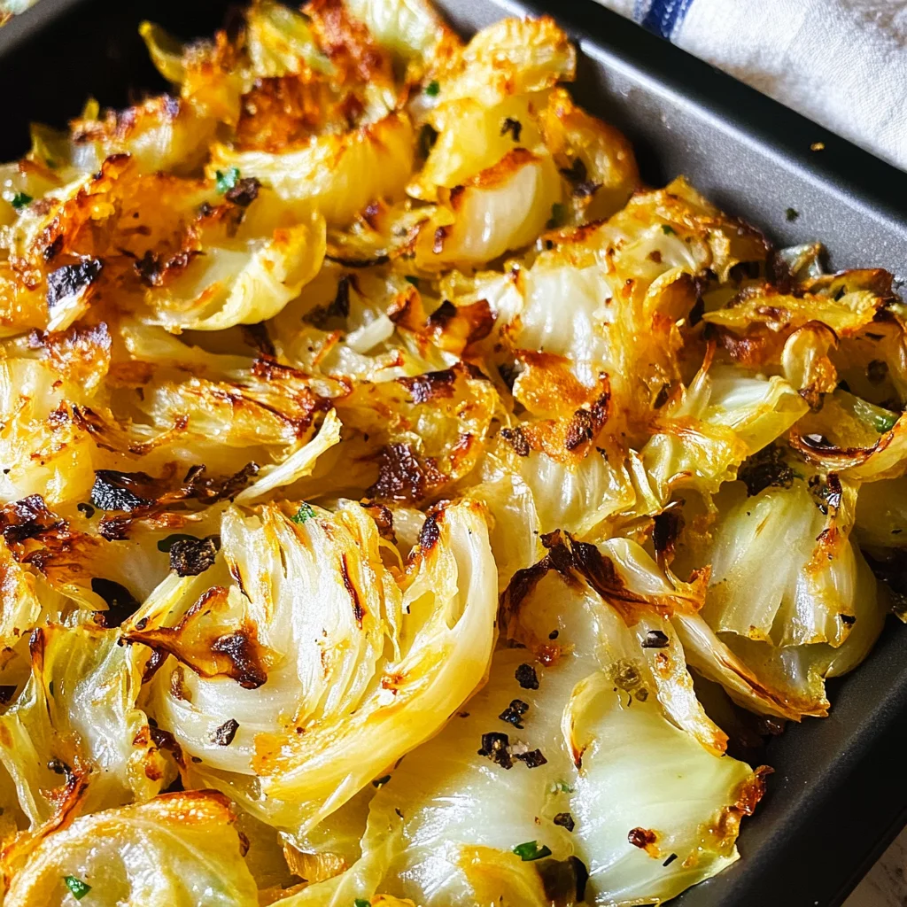 Simple Oven-Roasted Buttered Cabbage Recipe