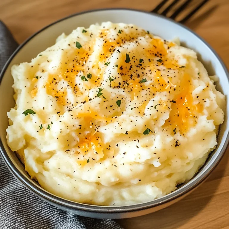 Three Cheese Mashed Potatoes