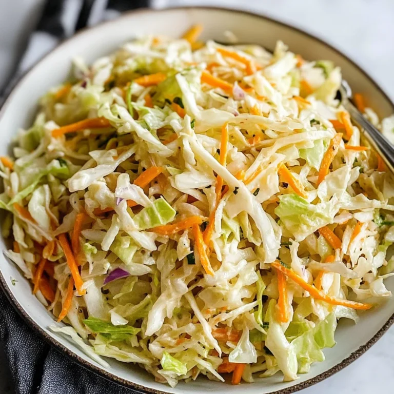 Vinegar Coleslaw Recipe (No Mayo Coleslaw)