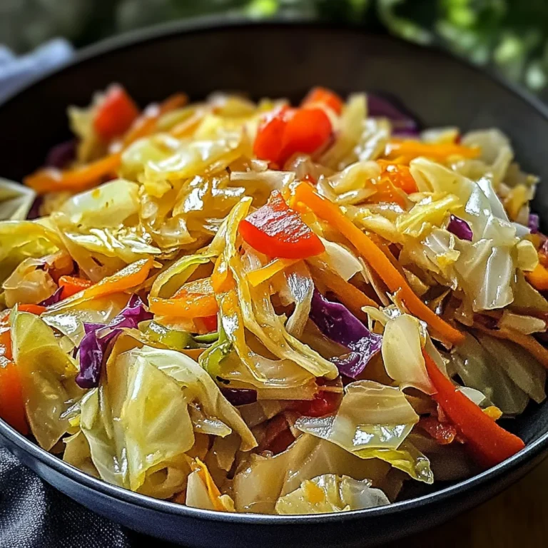 Zesty Jamaican Cabbage for a Vibrant Vegan Meal