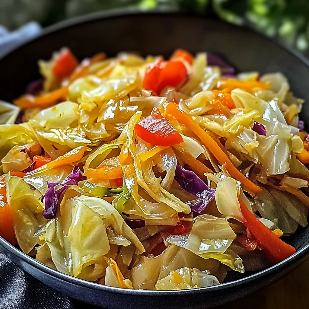 Zesty Jamaican Cabbage for a Vibrant Vegan Meal