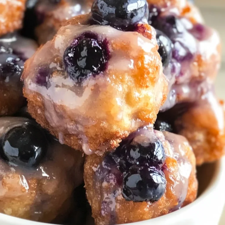 Baked Blueberry Fritter Bites