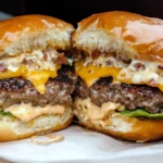 Cream Cheese Stuffed Burgers