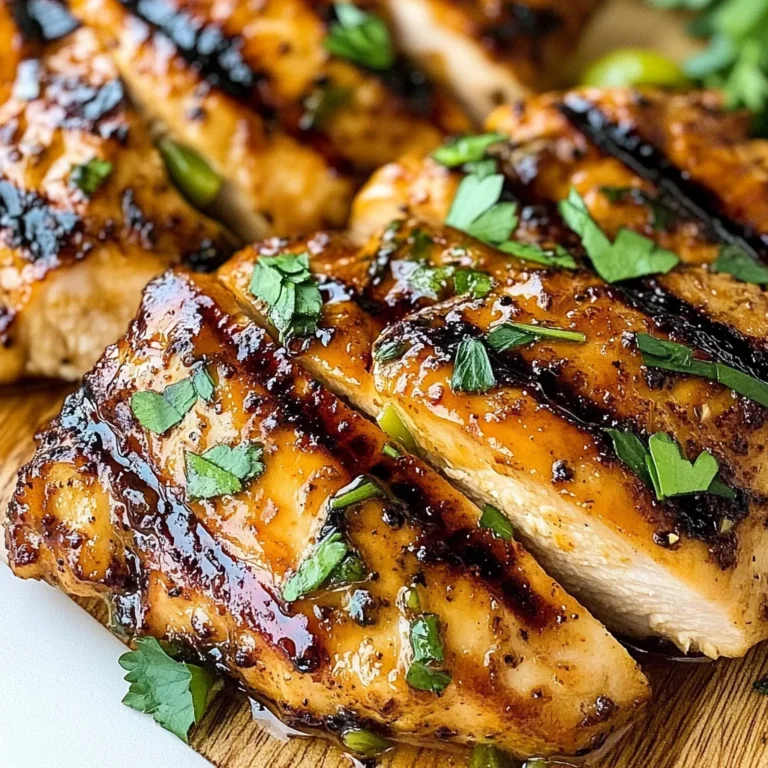 Easy Grilled Chicken Marinade