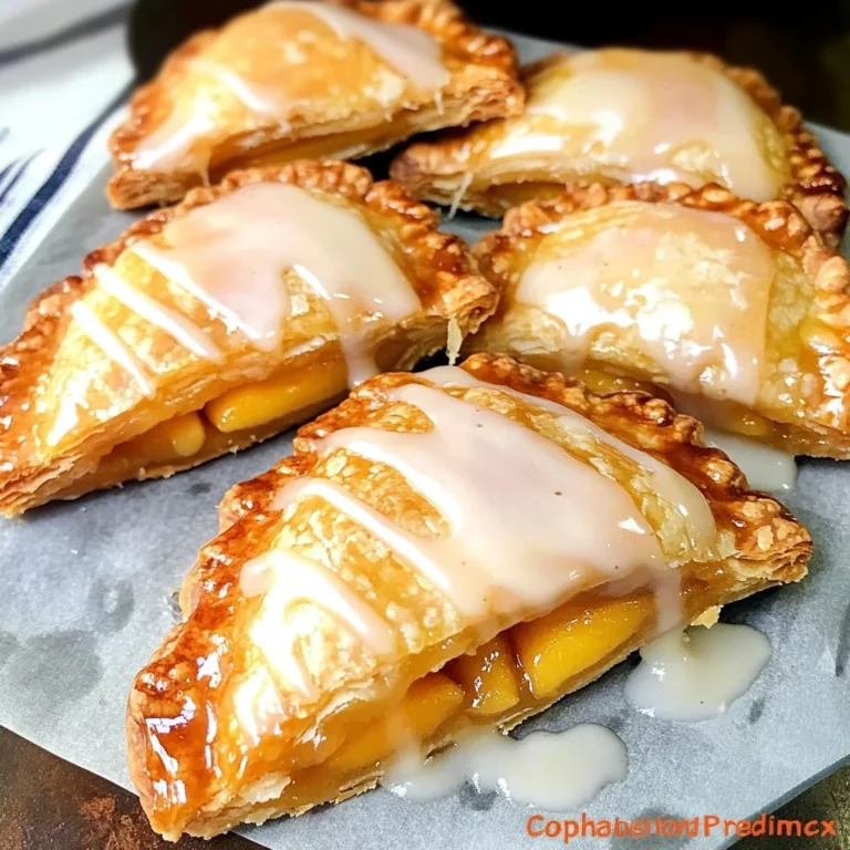 Fried Peach Pies using Canned Biscuits