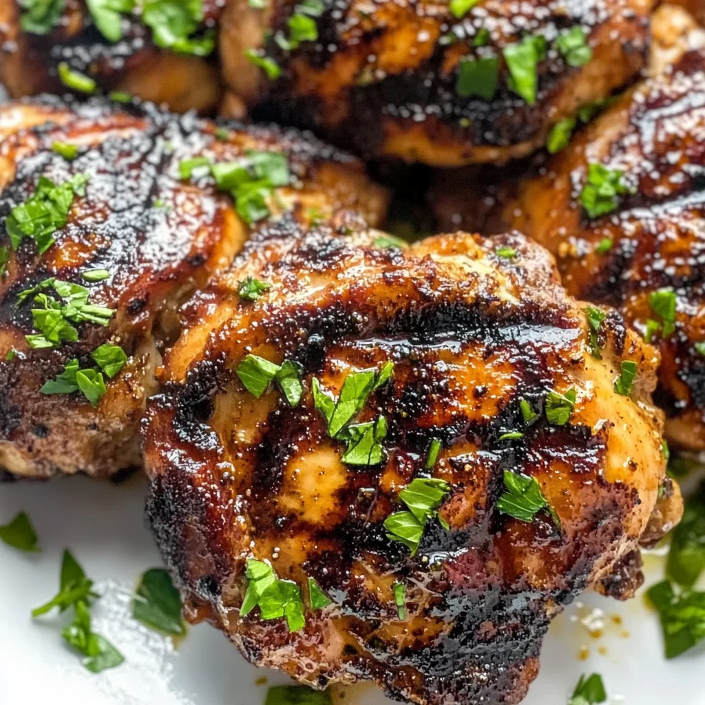 Grilled Chicken Thighs