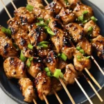 Honey Garlic Asian Chicken Kabobs