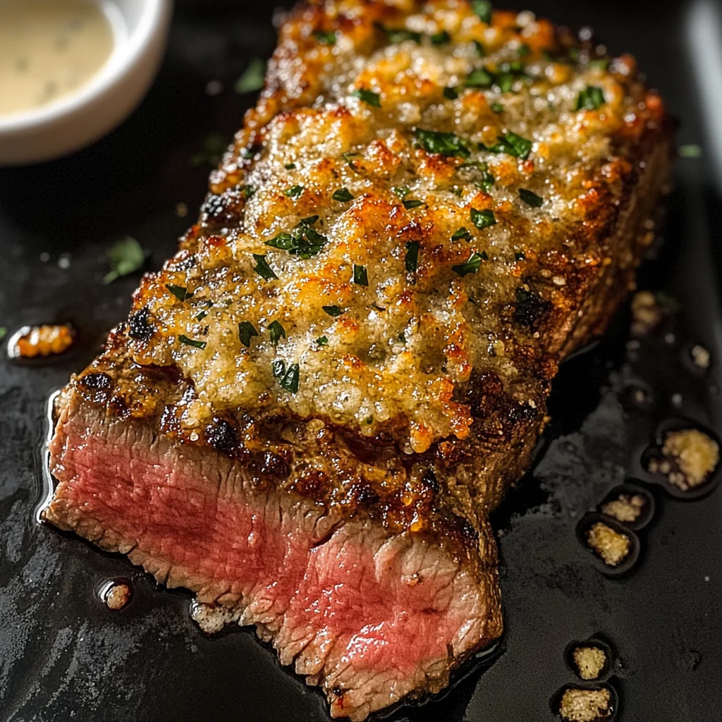 Parmesan Crusted Steak