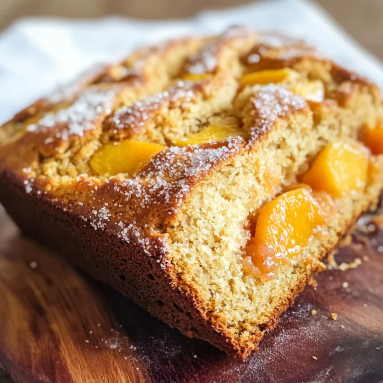 Spiced Peach Bread
